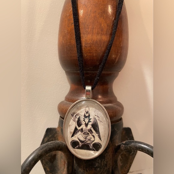 Maleficent-inspired Baphomet Pendant Necklace - Picture 4 of 9
